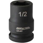 Channellock 3/8 In. Drive 1/2 In. 6-Point Shallow Standard Impact Socket Image 1